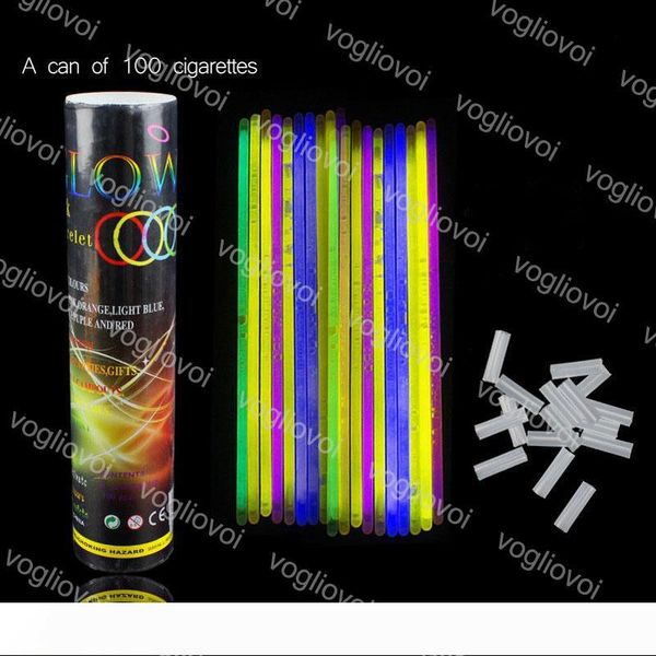 

multi color glow stick bracelet necklaces neon party led flashing light stick wand novelty toy led vocal concert led flash sticks epacke