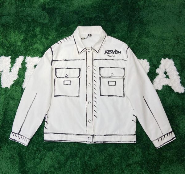 

20ss париж модельер chalk болван куртка женщина мужчины casual прыгун толстовок солнцезащитных streetwear пуловеры outdoor толстовка 7,23, Red