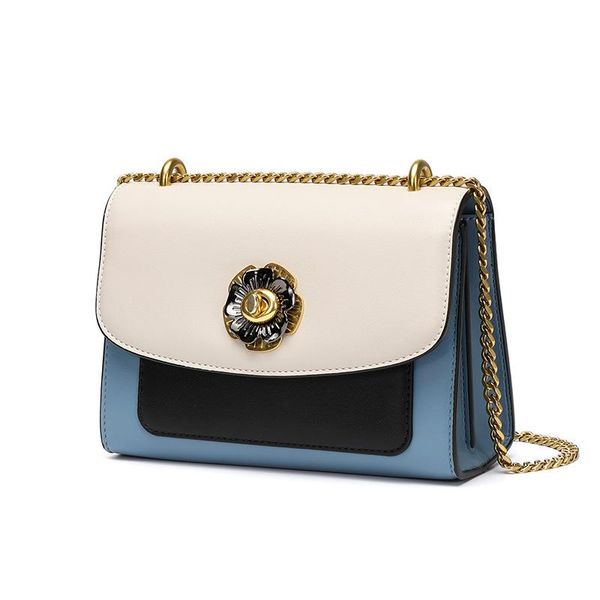 

fashion small square bag ladies designer diagonal shoulder bag new casual bag contrast color small fresh lady bags gift 9944