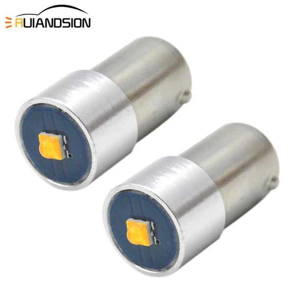 

2x no polarity ba9s t4w bax9s h6w bay9s h21w cr-ee led lamp 3w 6-30v car instrument parking marker led lights bulb 6000k 3000k
