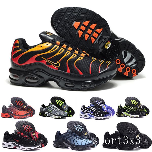 

2019 new running shoes men tn shoes tns plus fashion increased ventilation casual trainers olive red blue black sneakers chausseures ehvvt