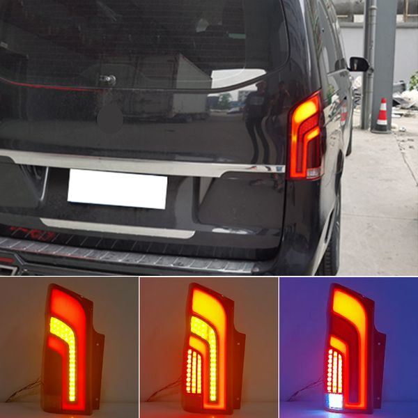 1 Pair Tuning Hecklicht für Mercedes Benz Vito V250 V260 V260L Taiselights LED W447 DRL Lauflichter Nebelscheinwerfer hinten