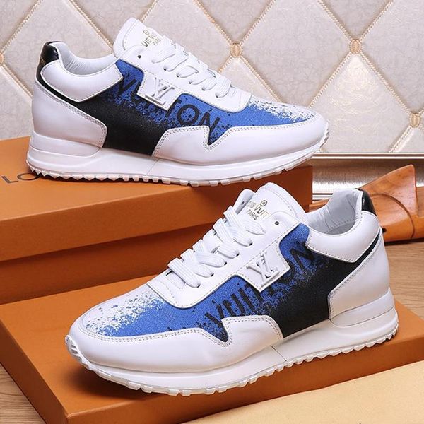 

mens shoes sneakers with original box men shoes fashion luxury run away sneaker chaussures pour hommes rubber soles design male footwears