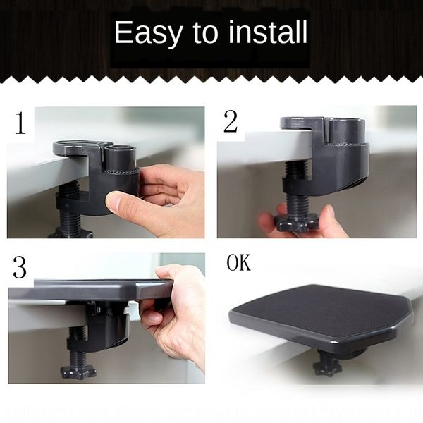 

office game creative arm elbow holder wrist guardboardhand clip bracket office game creative arm bracket lazy hand holder, Black;red