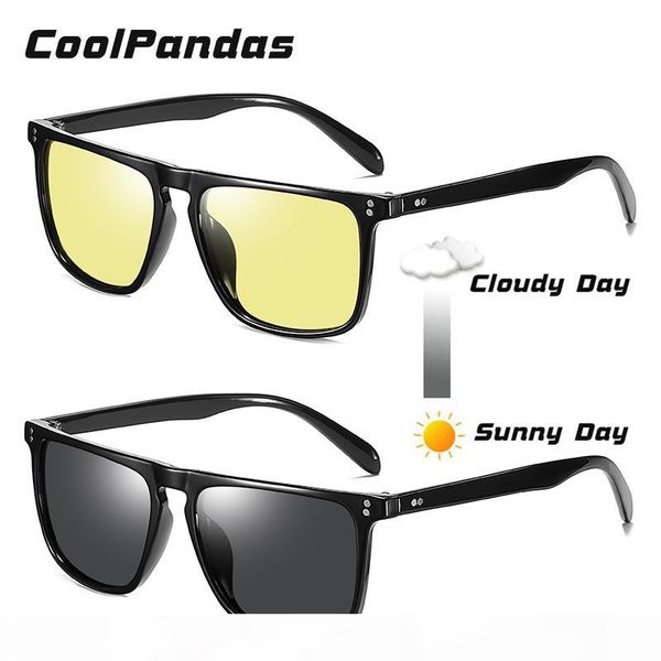 

brand designer rivet square pchromic polarized sunglasses tony stark men retro sun glasses women gafas de sol hombre mx200619, White;black