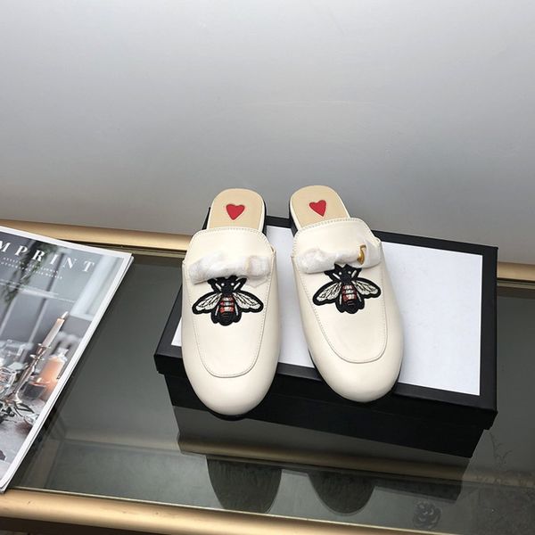 

fashion luxury designer women shoes mules outdoor fashion flat mule ladies loafers womens summer slippers suede genuine leather shoes cs07, Black