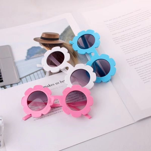 

bluz9 children's korean style all-match glasses sunglasses men's and girls' color-changing uv-proof children's travel su, Blue