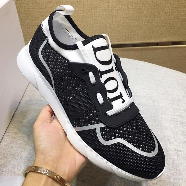 

men casual shoes luxury sneakers athletic chaussures de sports pour hommes b21 neo sneaker in technical knit mens shoes fashion