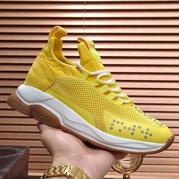 

comfortable mens shoes outdoor walking luxury designer sneakers manner schuhe cross chainer sneakers sports lace -up plus size men shoes, Black