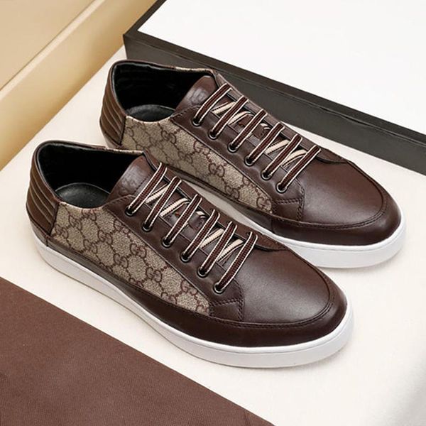 

mens shoes casual fashion with box zapatos de hombre men shoes casual vintage scarpe da uomo footwear breathable fashion shoes mens footwear, Black