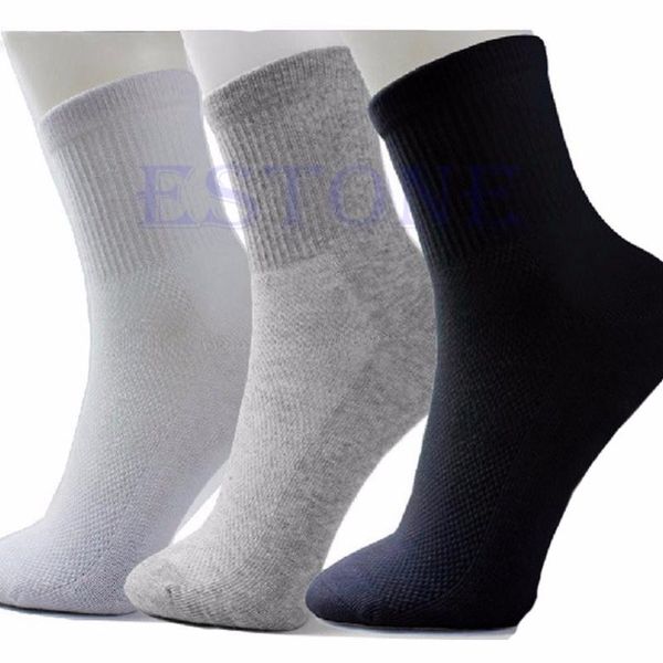 

sports socks 10 pairs/lot lot man black/grey/white cosy cotton sport