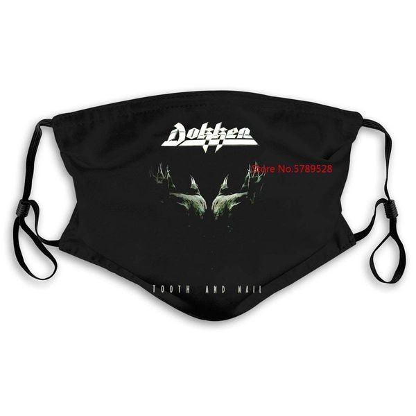 

new dokken tooth and nail rock band legend mens black size to harajuku mask women kids pm25 gjomt