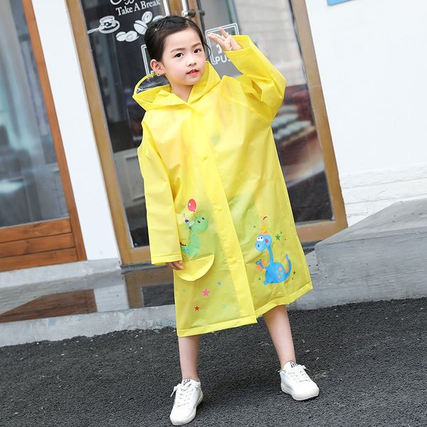 

дети со студентами ранцы начальной школы мальчиков и девочек мультфильм eva защитного мешка schoolbag плащ ребенок защитным пончо