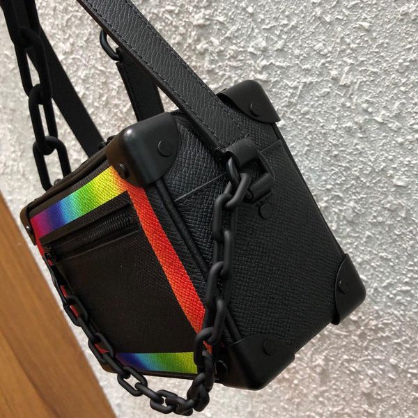 

2020 luxury classic mini mens brand bags designer luxury handbags purses rainbow modification soft box package chain crossbody bag ck2501124