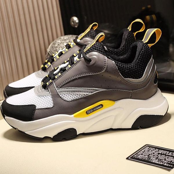 

vintage mens shoes herren sportschuhe b22 canvas and calfskin sneaker fashion classic men sports shoes plus size soft footwears, Black