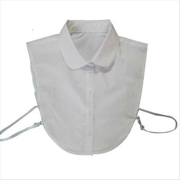 

womens clothing fashion doll collar letter vintage elegant womens fake half shirt detachable blouse white drop shipping
