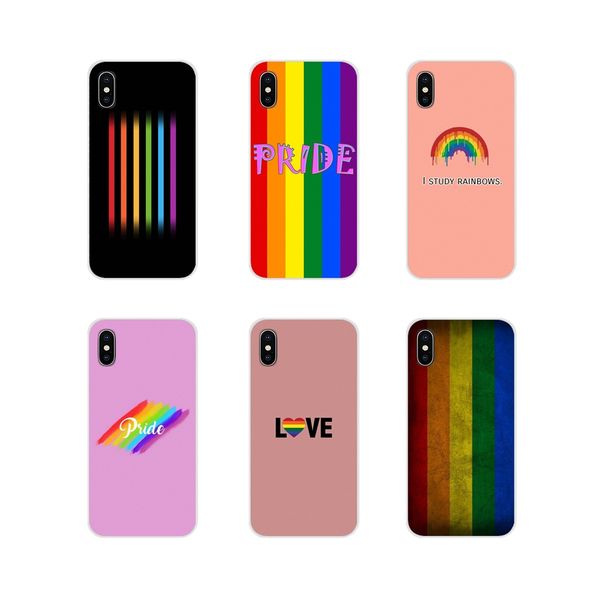 

rainbow lgbt gay accessories phone cases covers for xiaomi redmi note 3 4 5 6 7 8 pro mi max mix 2 3 2s pocophone f1