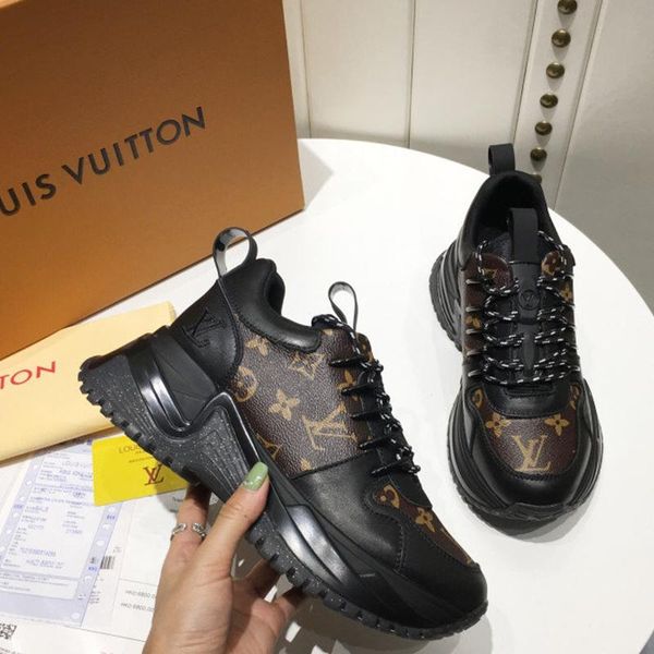 

119 new designer luxury women's casual fashion shoes, women's outdoor casual shoes, high-quality materials, with original box, Black