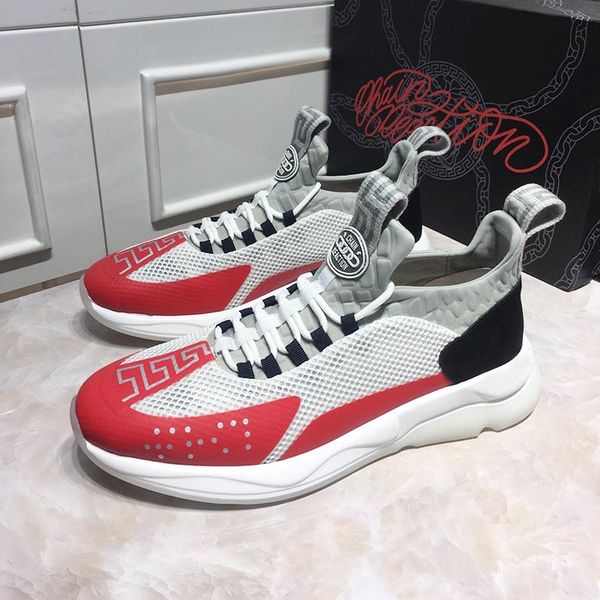 

new arrival men shoes scarpe da uomo casual breathable running shoes luxury plus size lace -up shoes cross chainer sneakers, Black