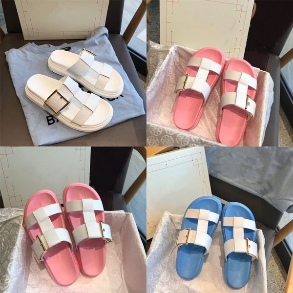 

2020 latest classic fashion leather flip flop slippers sandals men's women's shoes slippers sandals size 35-40 ra52#430, Black