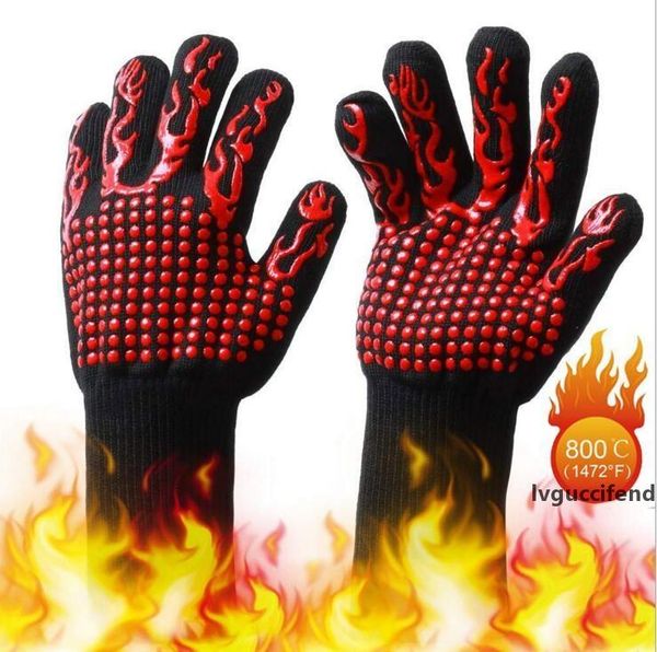 

celsius heat resistant gloves heat resistant grilling gloves baking barbecue oven mittens 500 centigrade fire prevention bakeware cfyz26
