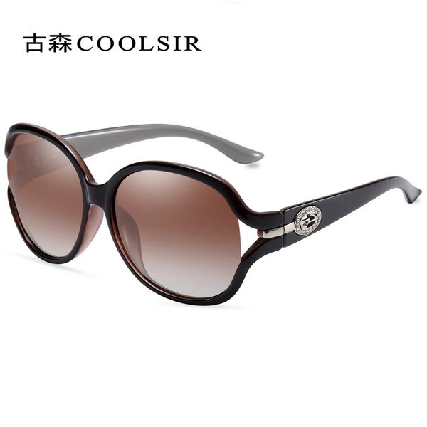 

fashion women's uv protection eye protection polarized sunglasses 8657, White;black