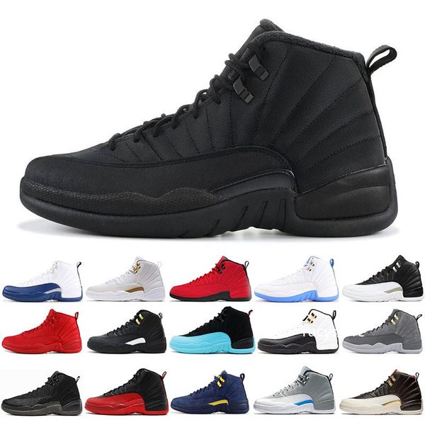 

12 12s mens basketball shoes michigan gym red cny wool xii the master winterized university designer shoes sport sneakers