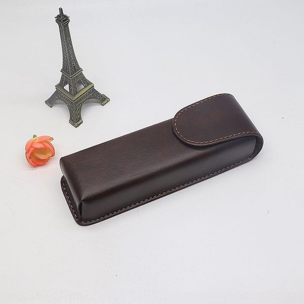 

edge-covered presbyopic glasses box long optical presbyopic glasses leather box, Blue