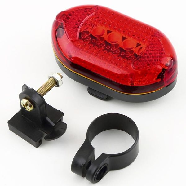 

new waterproof 5 led bike bicycle flashing rear tail light lamp mount newest