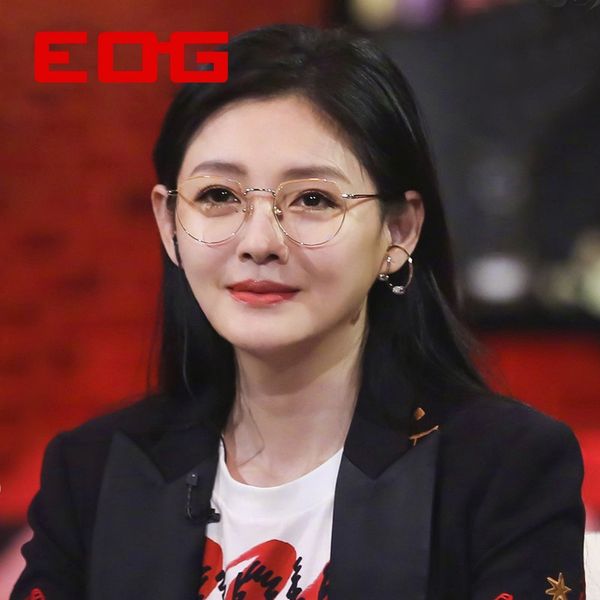 

new metal frame korean fashion polygon plain with myopia frame 52291 myopia glasses glasses, Silver