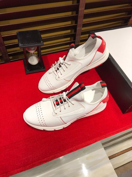 

2020-2019e new custom limited edition tide brand leather men's casual shoes, fashion wild sports shoes, original packaging shoe box, si