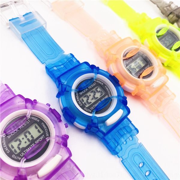

activity gift children's jelly cartoon boy girl activity gift children's jelly cartoon electronic watch boy girl electronic watch, Blue