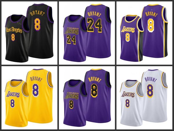 

Los Angeles Lakers Kobe Bryant Men City Basketball Jersey