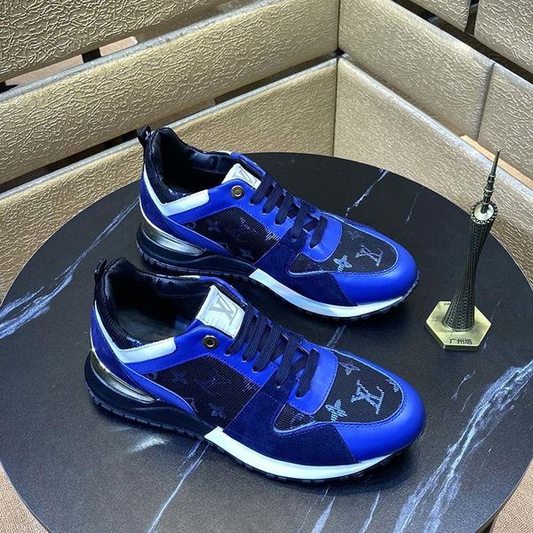 

2020f luxury design fashion printed high-quality leather sports shoes wild breathable mens casual shoes mens banquet shoes size: 38-451, Black