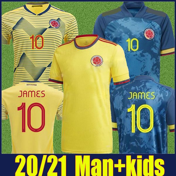 

copa america 2021 national soccer jersey sanchez james football shirts kids kit falcao cuadrado soccer uniform camiseta de valderrama 20/21, Black;yellow