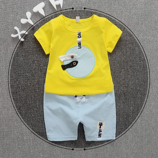 

clothing boys' summer clothing set 2019 new clothes children's children's baby's clothes baby's leisure book short