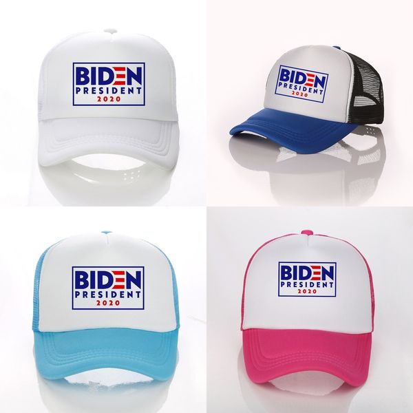 

hapff shipping joe biden 2020 colors election president hats cotton baseball caps adjustable snapback trucker hat 3 cap, Blue;gray