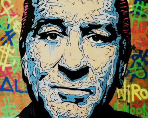 

alec monopoly graffiti art robert de niro home decor handcrafts /hd print oil painting on canvas wall art canvas pictures 1250