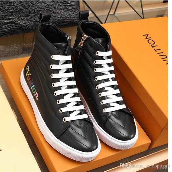 

2020wj new official website synchronization luxury men's casual fashion shoes, outdoor travel sports shoes, fast delivery original box, Black