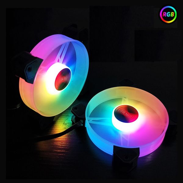 

dream 12cm deskcomputer air-cooled split water cooled radiator diy host mute chassis fan rgb light