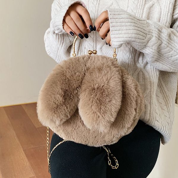 

ears crossbody bags for women exquisite metal handle clip bag women's handbags fashion design ladies shoulder bag