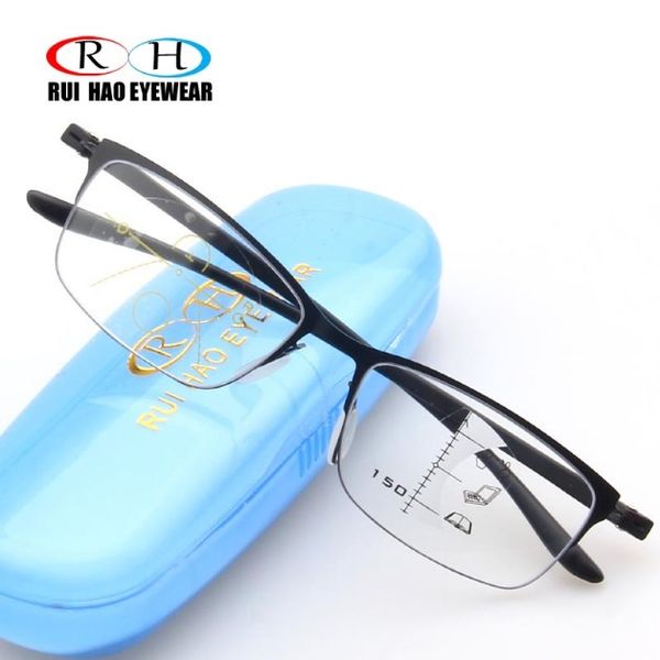 

fashion progressive glasses anti blue ray multifocal reading eyeglasses presbyopic spectacles design glasses frame