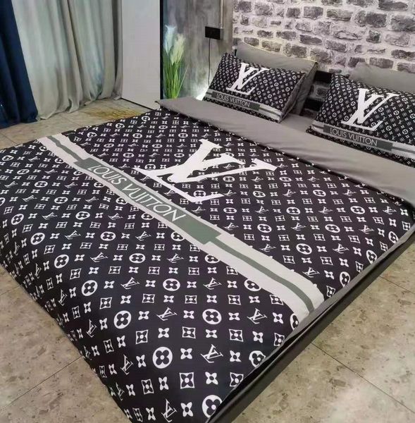 

european style branded soft cotton 4pcs bedding sets fashion comfortable home textiles duvet cover pillowcase bedding sheet