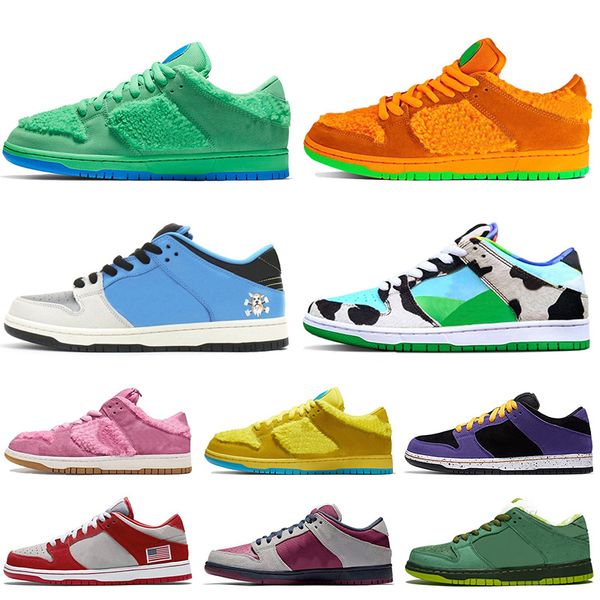 

2020 luxury sashiko shoes samba dunks green orange bears instant skateboard chunky dunky running shoes fashion women mens trainers sneakers