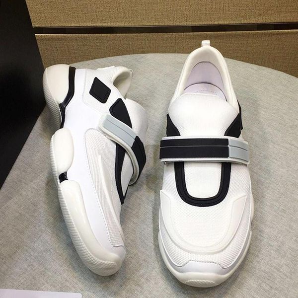 

fashion classic cloudbust sneakers men 's shoes breathable outdoor walking hook &loop sports casual men shoes calzado deportivo para h, Black