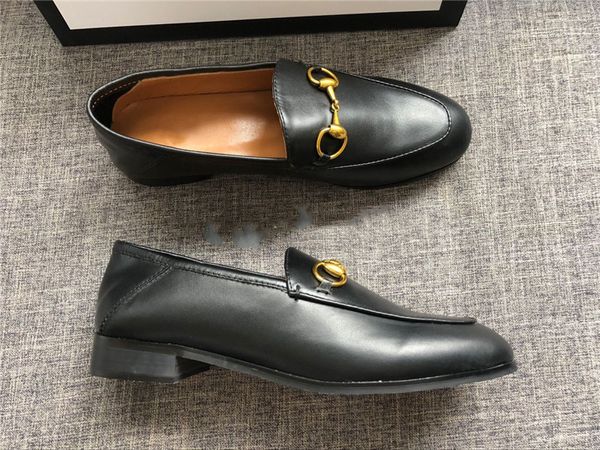 

лучшие женщины из натуральной кожи моды мокасины мулы обувь высокого качества мокасины обувь horsebit плоские красные туфли офис платье обув, Black