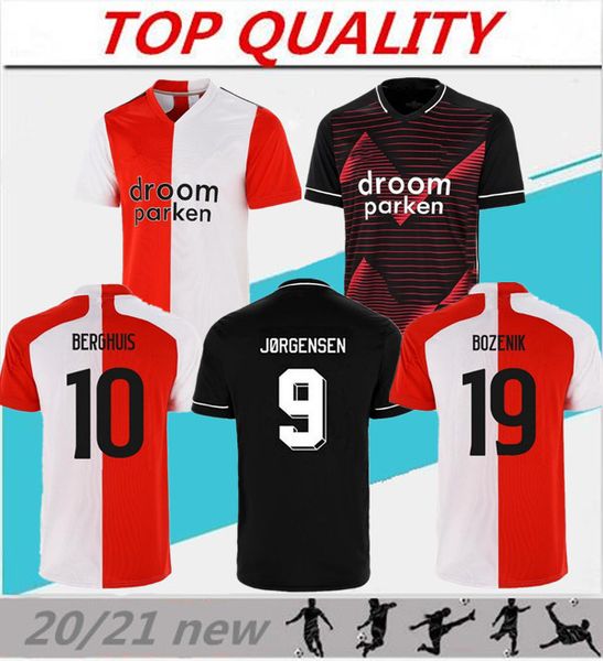 

2020 2021 jorgensen soccer jersey kokcu berghuis fer 20/21 camiseta de futbol narsingh berghuis home away v.persie football shirt, Black;yellow