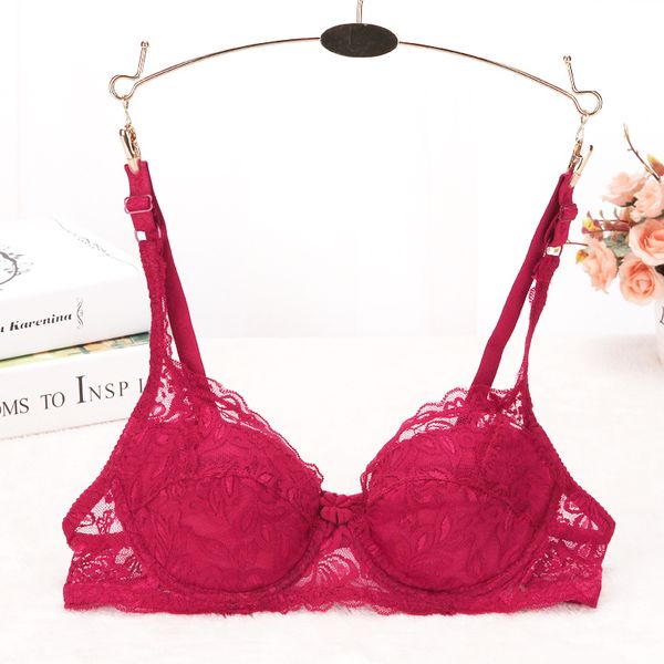 

bras for women bralepush up bra big size lace bralette ladies bra underwear brassiere soutien gorge sujetador, Red;black