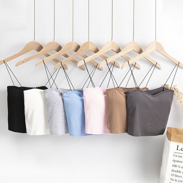 

хлопок лифчик женщины лето открытой одежда высокой эластичность приталенного камзол основание трубка приталенной наклейка жилет наклейка кор, White