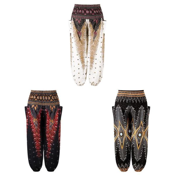 

женская упругих талии корсет фонарь брюки жир женщина спортивные йоги штаны увеличенной случайный пляж рыхлого спорт, White;red